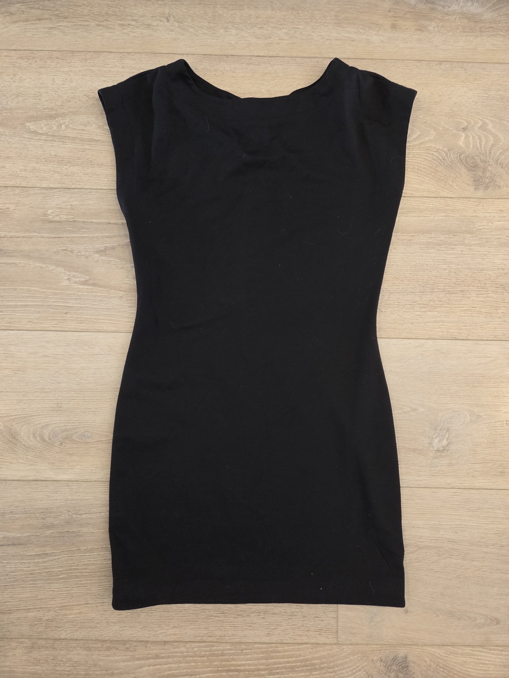 Zara Little Black Dress With Back Zip